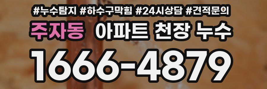 주자동 아파트 천장 누수