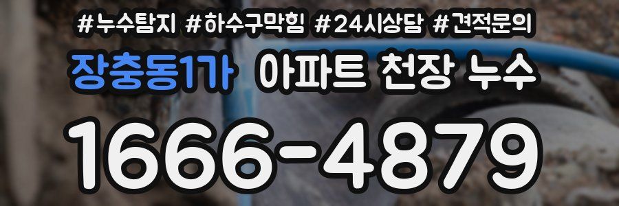 장충동1가 아파트 천장 누수