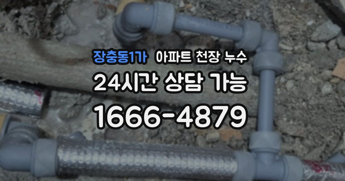 장충동1가 아파트 천장 누수