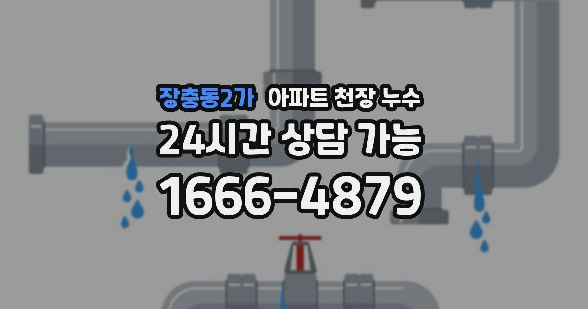 장충동2가 아파트 천장 누수