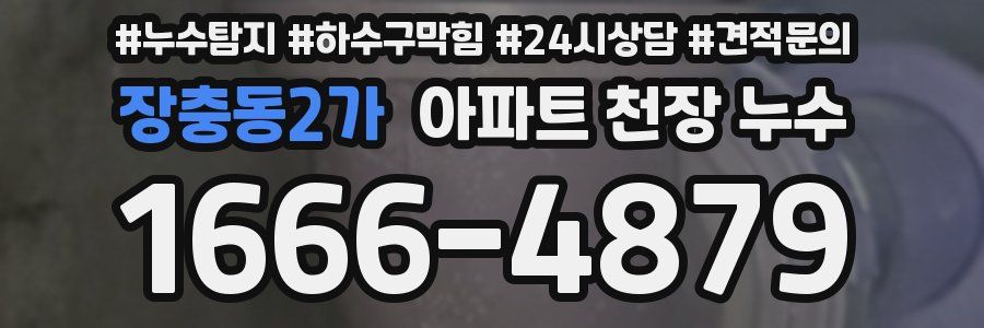 장충동2가 아파트 천장 누수