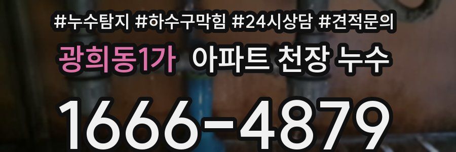 광희동1가 아파트 천장 누수
