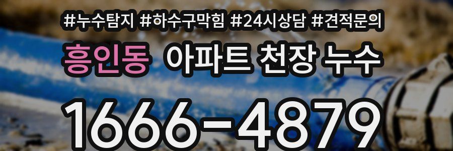 흥인동 아파트 천장 누수