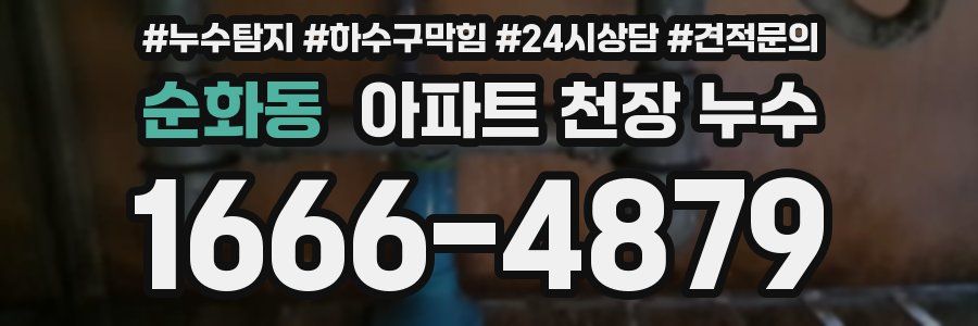 순화동 아파트 천장 누수