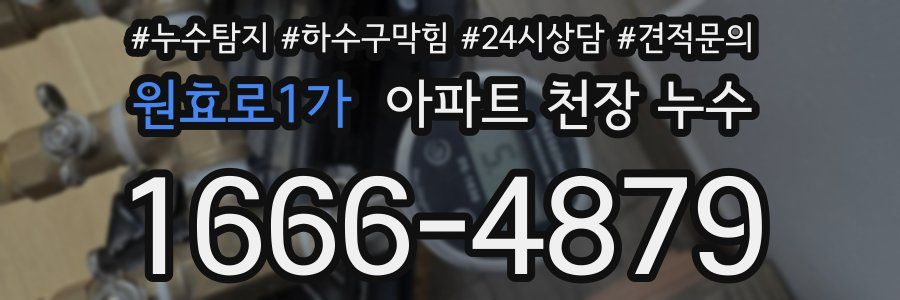 원효로1가 아파트 천장 누수
