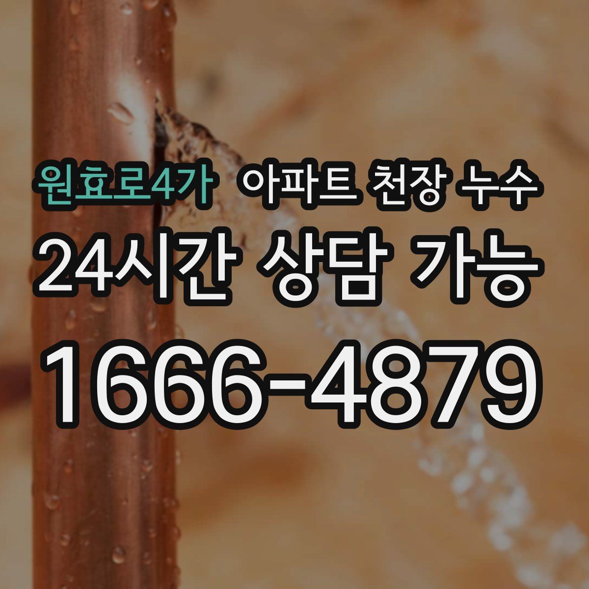 원효로4가 아파트 천장 누수