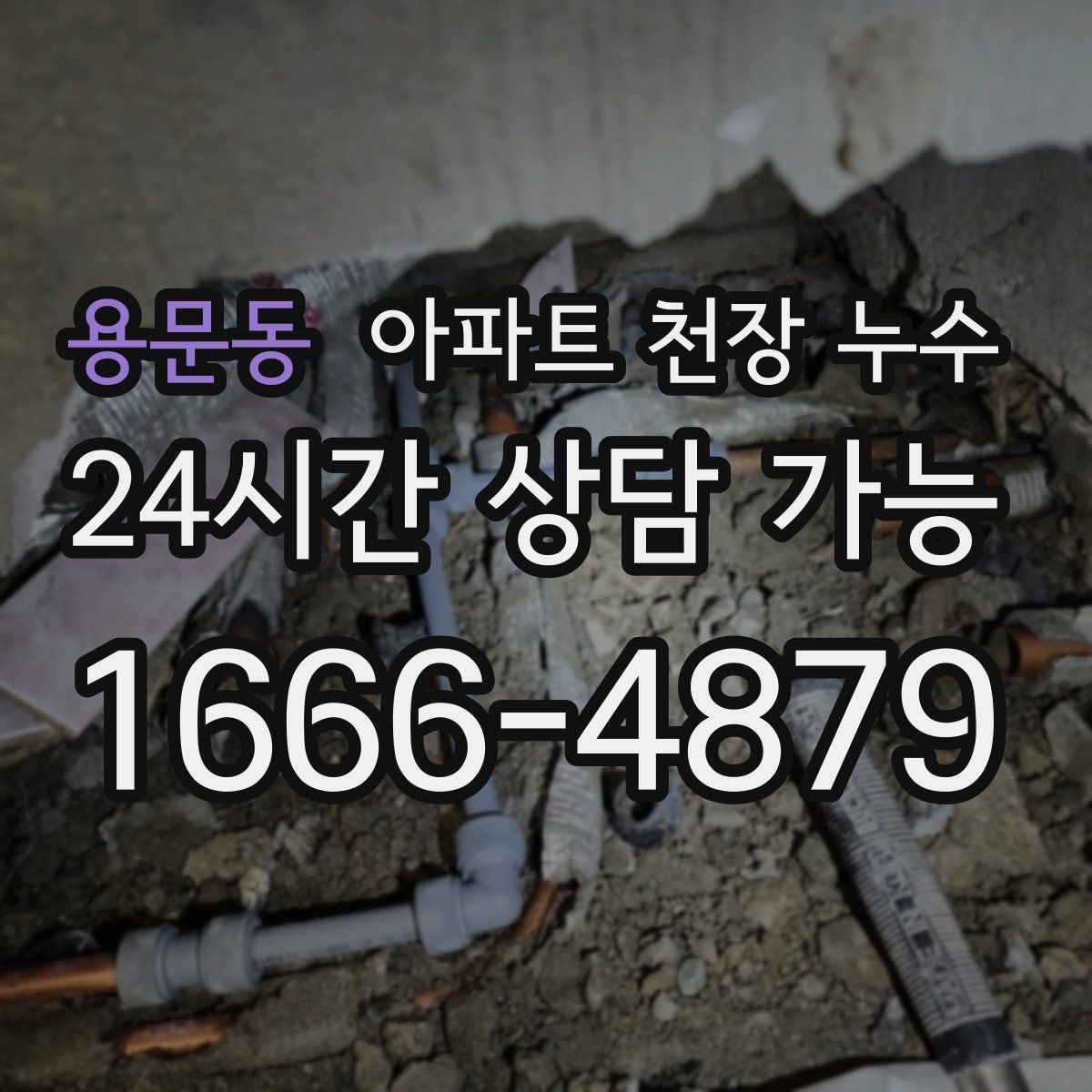 용문동 아파트 천장 누수