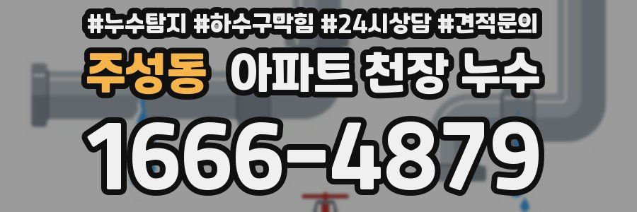 주성동 아파트 천장 누수