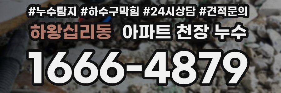 하왕십리동 아파트 천장 누수
