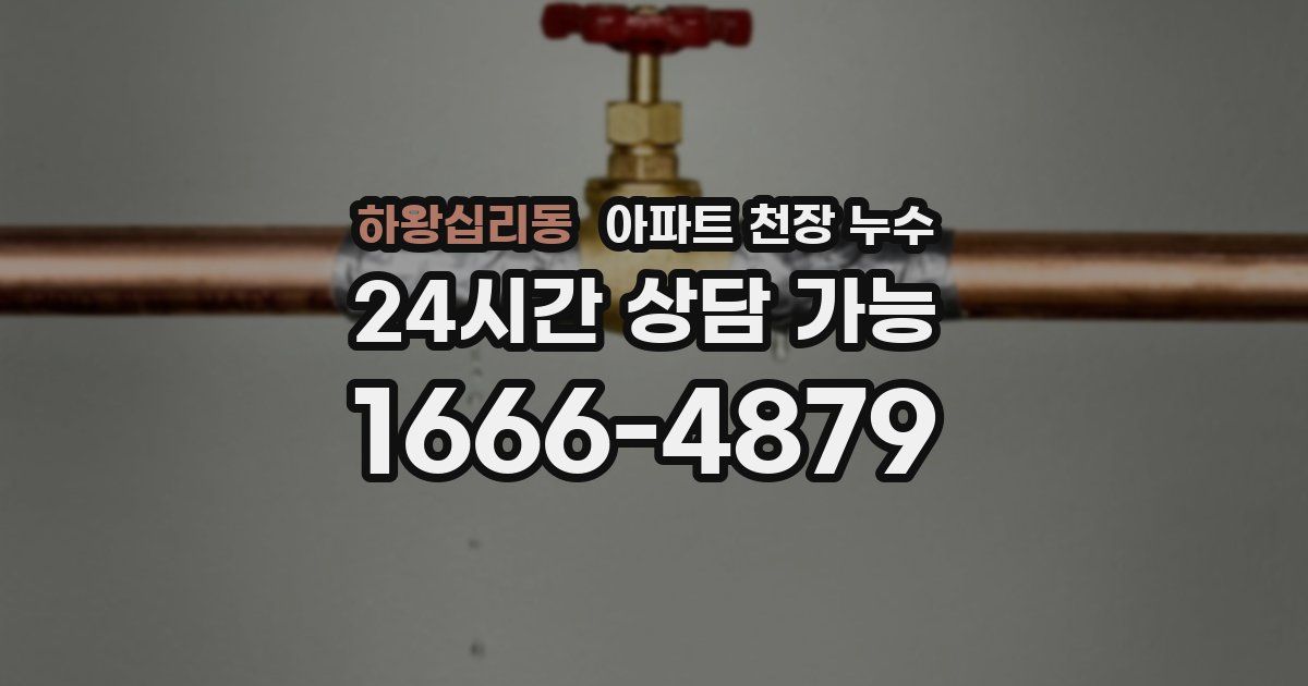 하왕십리동 아파트 천장 누수