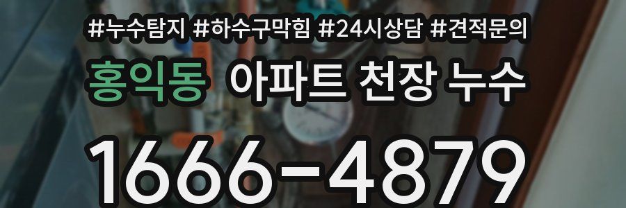홍익동 아파트 천장 누수