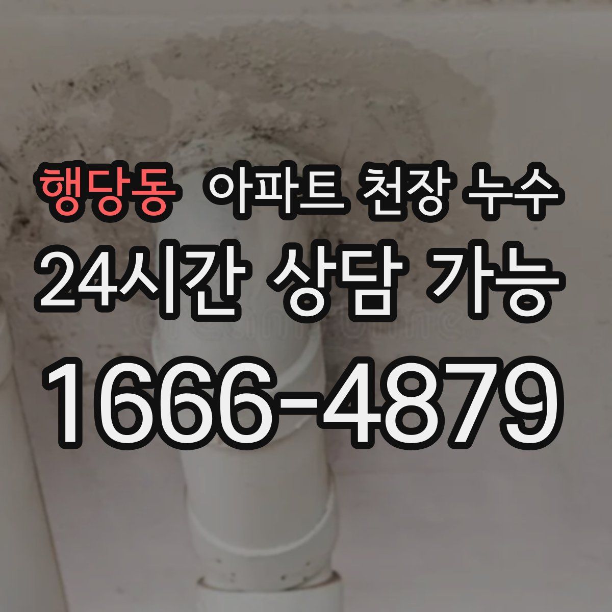 행당동 아파트 천장 누수