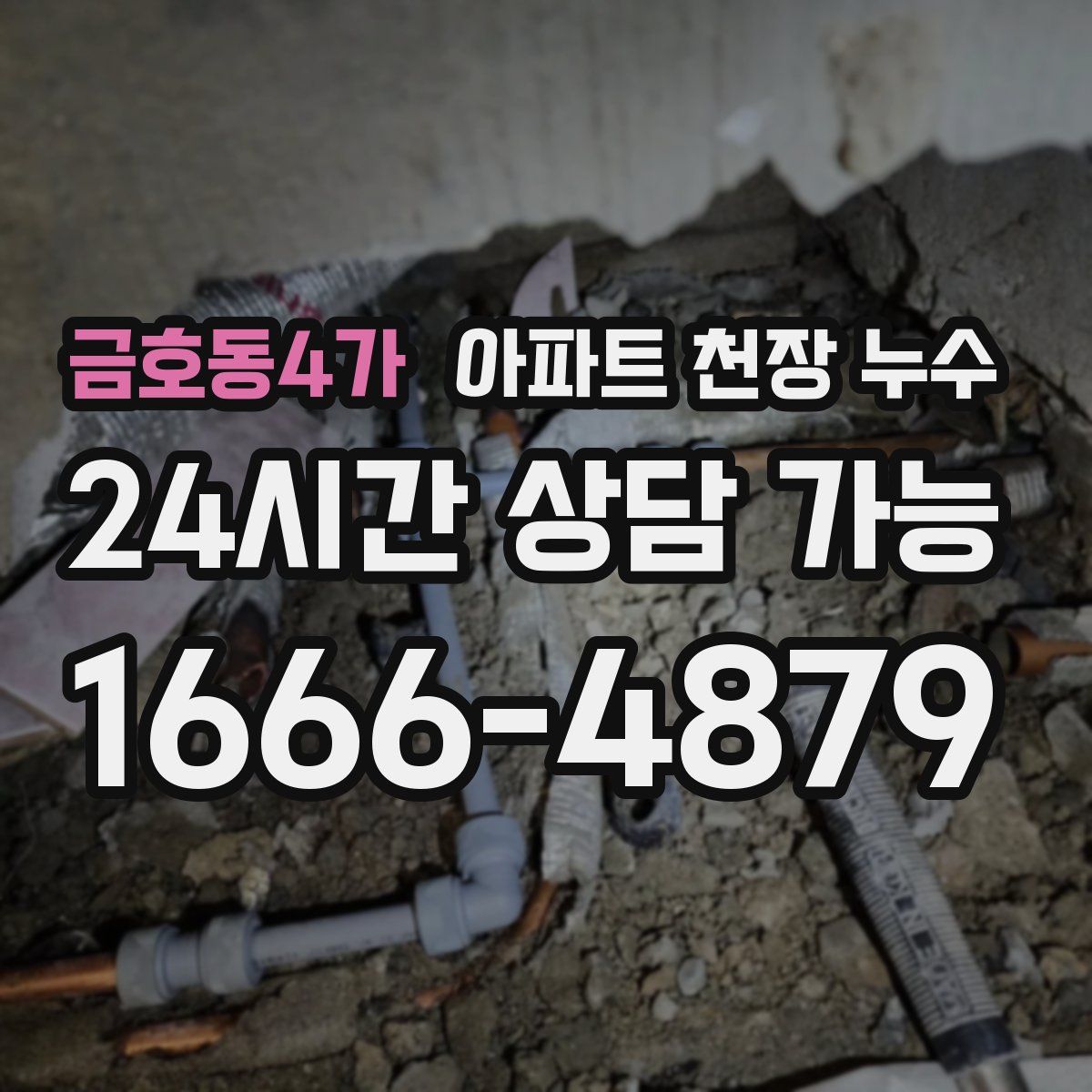금호동4가 아파트 천장 누수