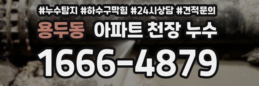 용두동 아파트 천장 누수