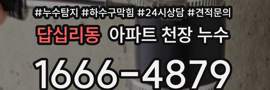 답십리동 아파트 천장 누수