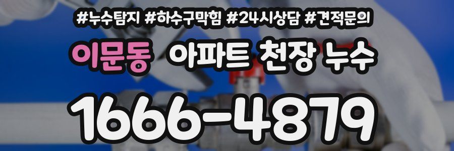 이문동 아파트 천장 누수