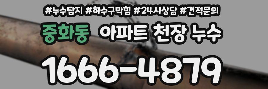 중화동 아파트 천장 누수