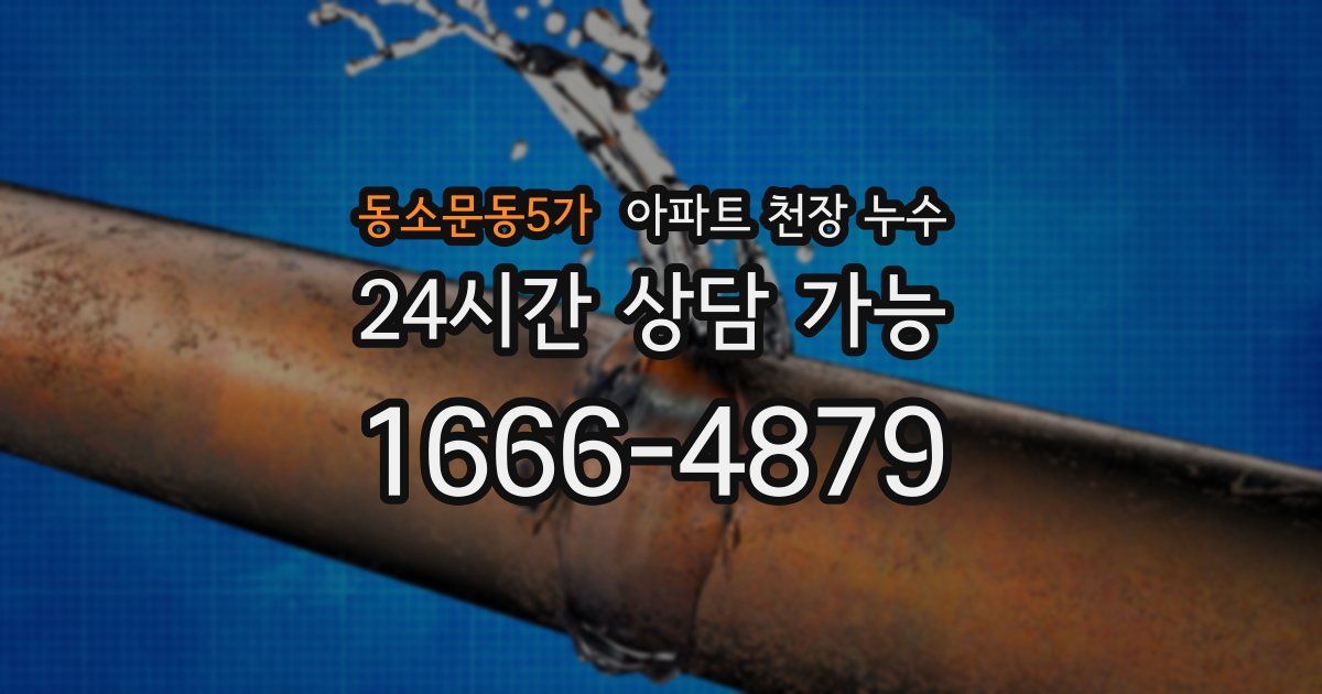 동소문동5가 아파트 천장 누수