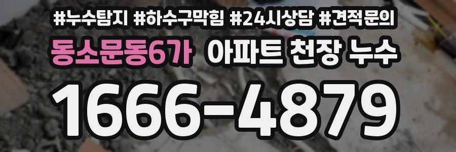 동소문동6가 아파트 천장 누수