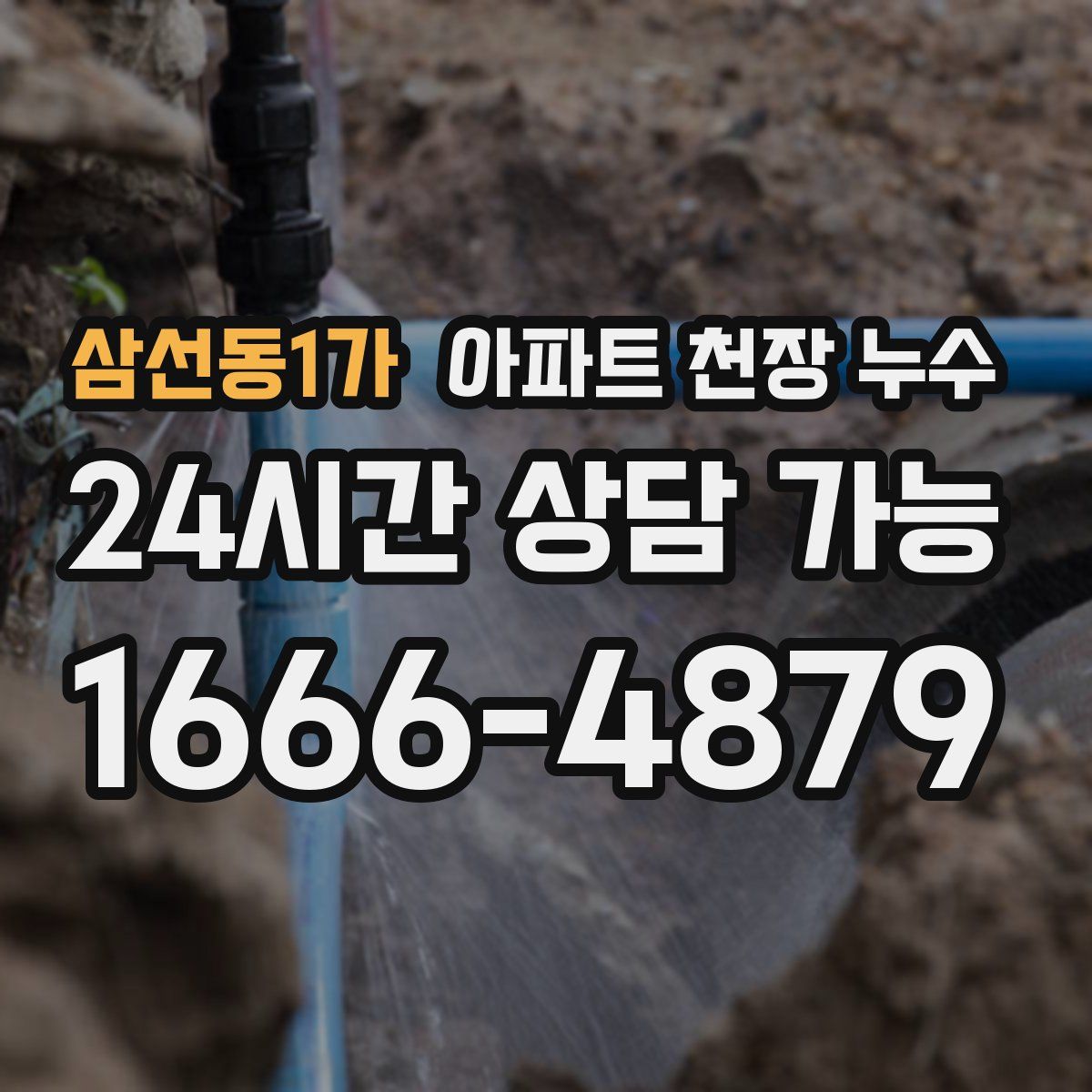 삼선동1가 아파트 천장 누수