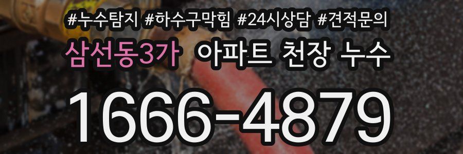 삼선동3가 아파트 천장 누수
