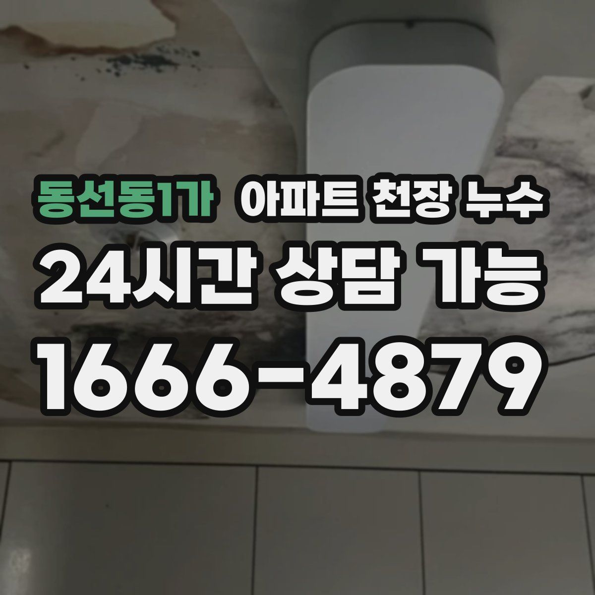 동선동1가 아파트 천장 누수
