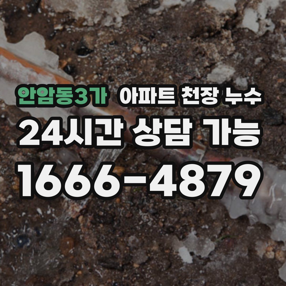 안암동3가 아파트 천장 누수
