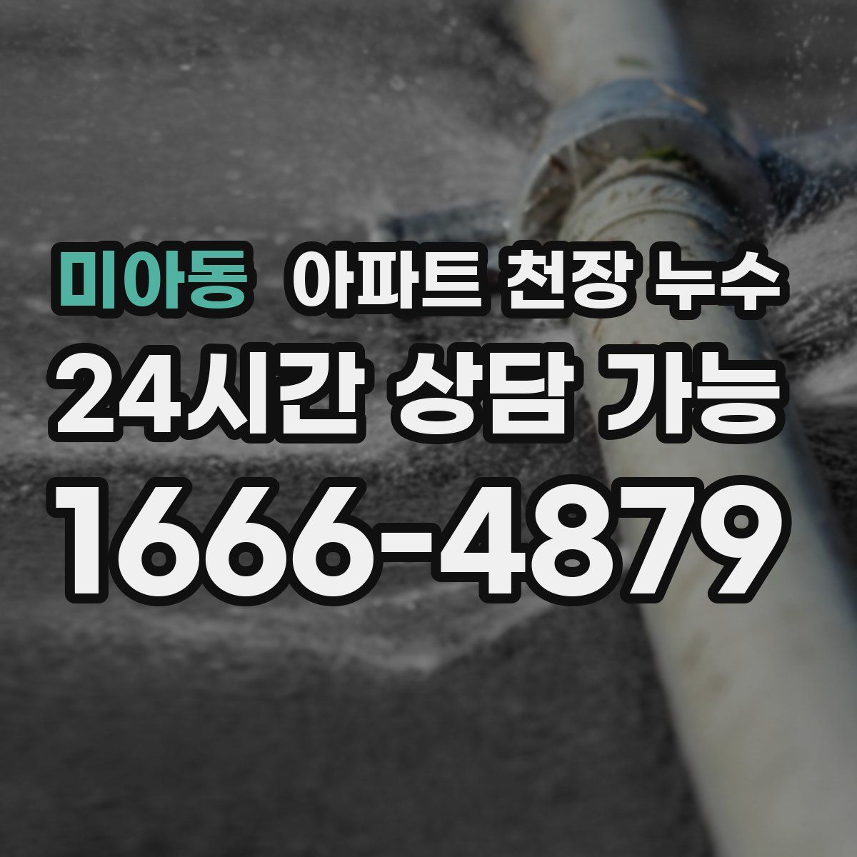 미아동 아파트 천장 누수