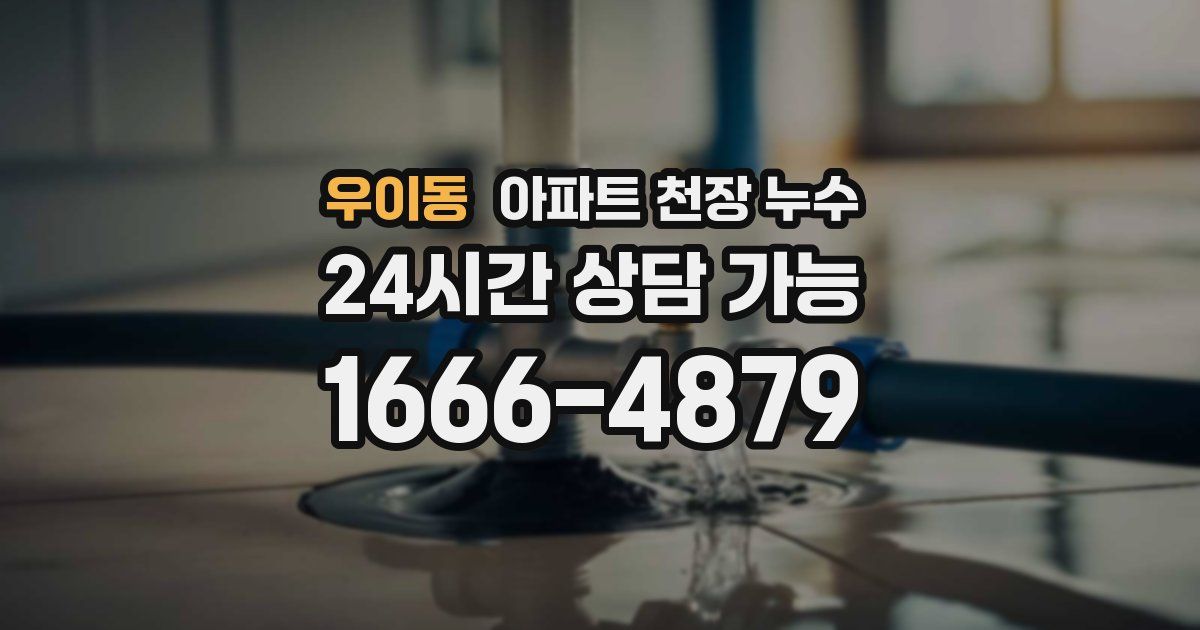 우이동 아파트 천장 누수