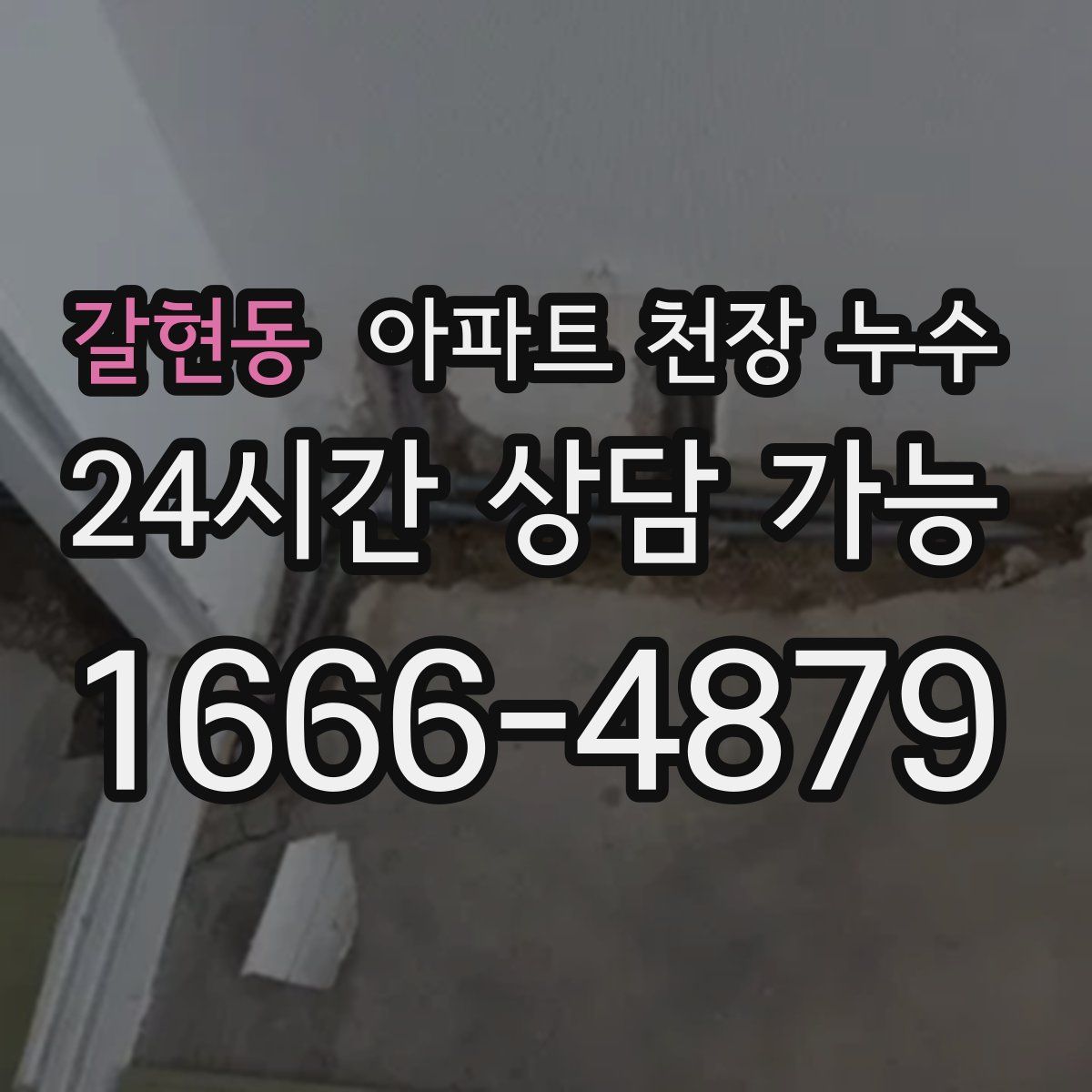 갈현동 아파트 천장 누수