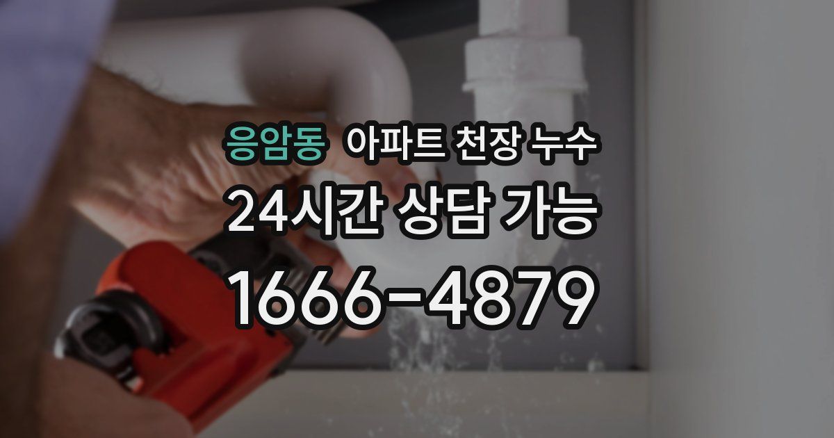 응암동 아파트 천장 누수