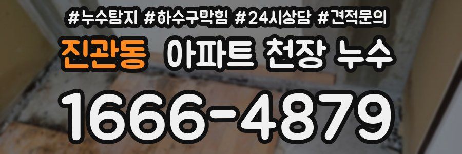 진관동 아파트 천장 누수