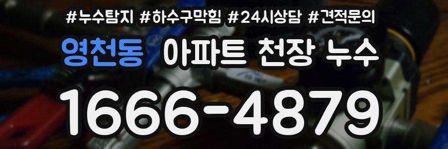 영천동 아파트 천장 누수