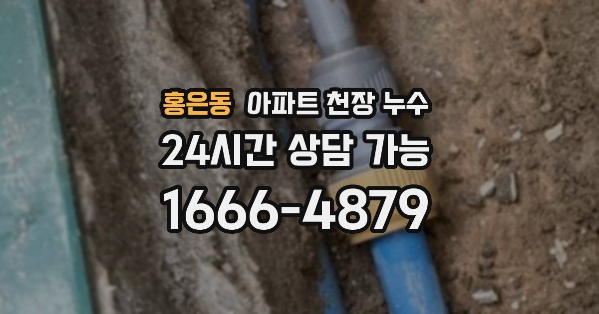 홍은동 아파트 천장 누수