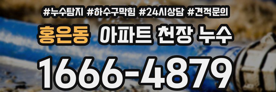 홍은동 아파트 천장 누수