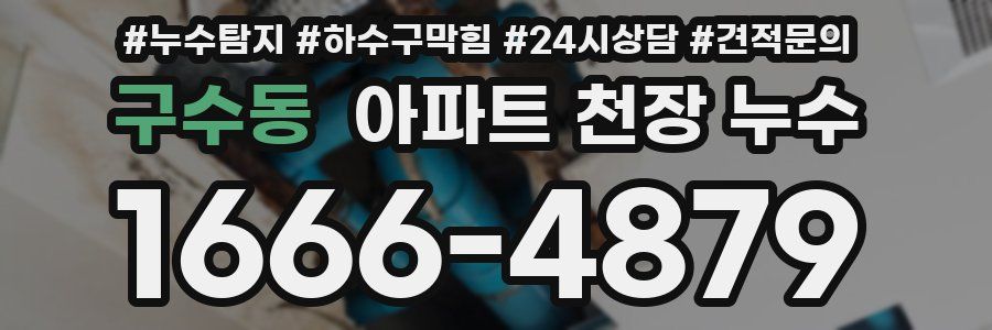 구수동 아파트 천장 누수
