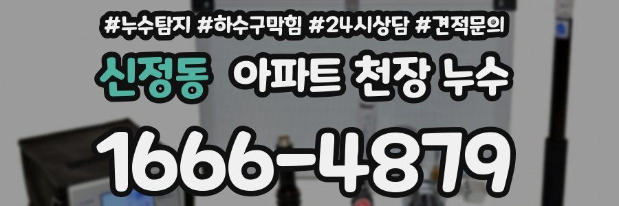 신정동 아파트 천장 누수