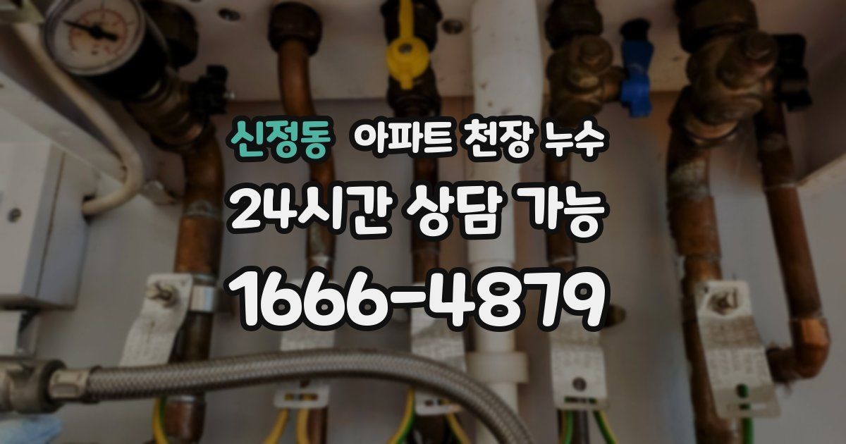 신정동 아파트 천장 누수