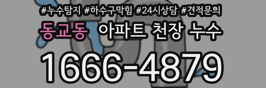 동교동 아파트 천장 누수