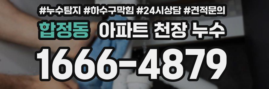 합정동 아파트 천장 누수