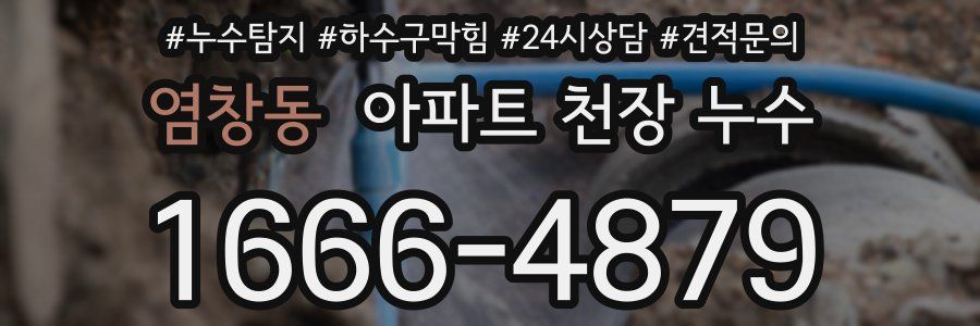 염창동 아파트 천장 누수