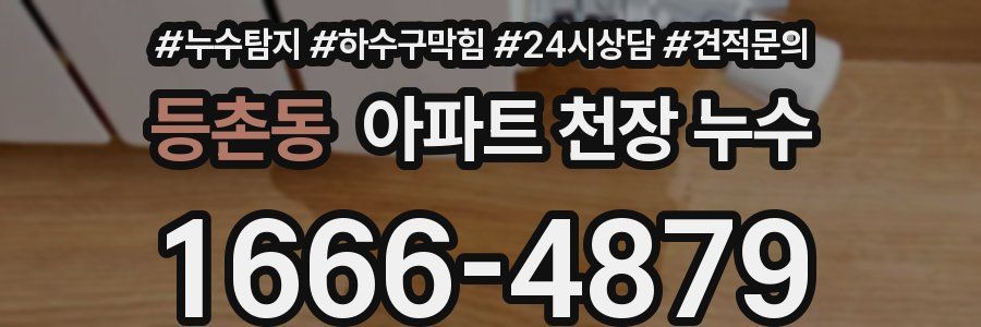 등촌동 아파트 천장 누수