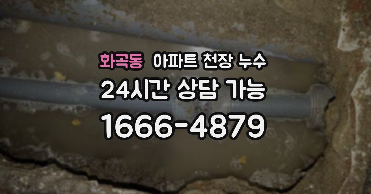 화곡동 아파트 천장 누수