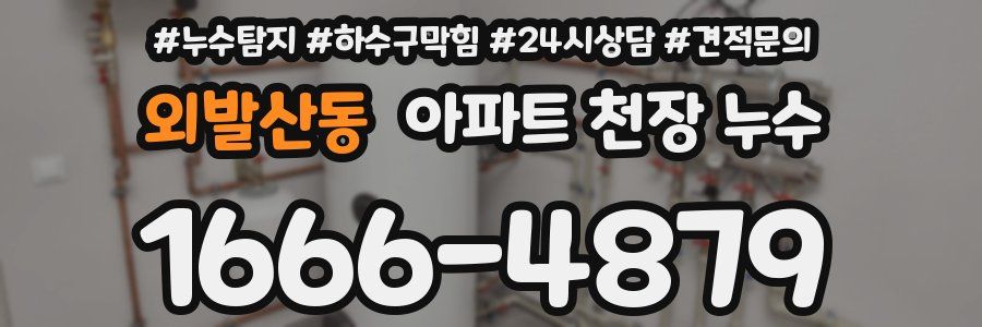외발산동 아파트 천장 누수
