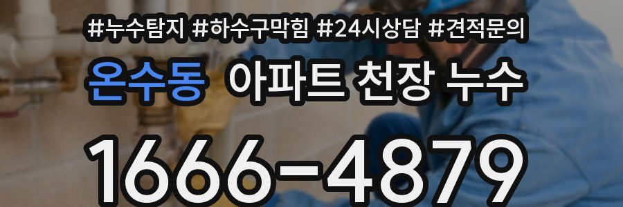 온수동 아파트 천장 누수