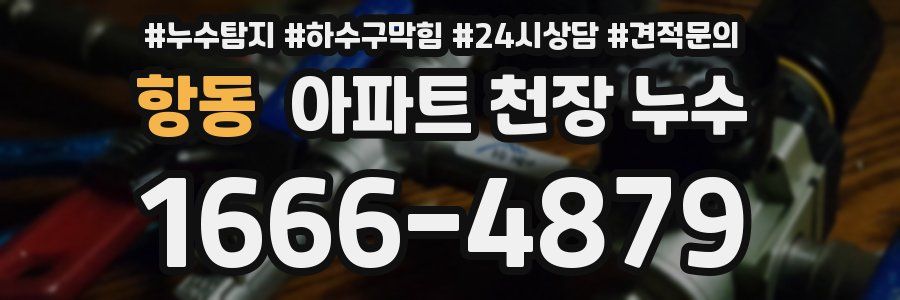 항동 아파트 천장 누수
