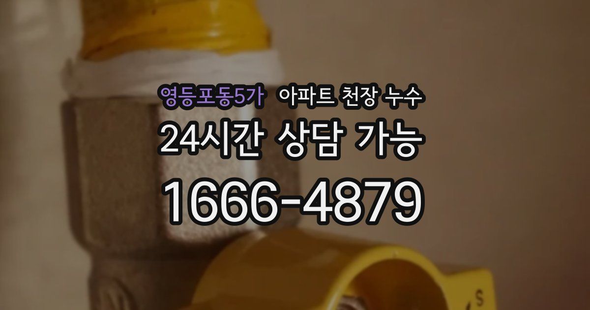 영등포동5가 아파트 천장 누수