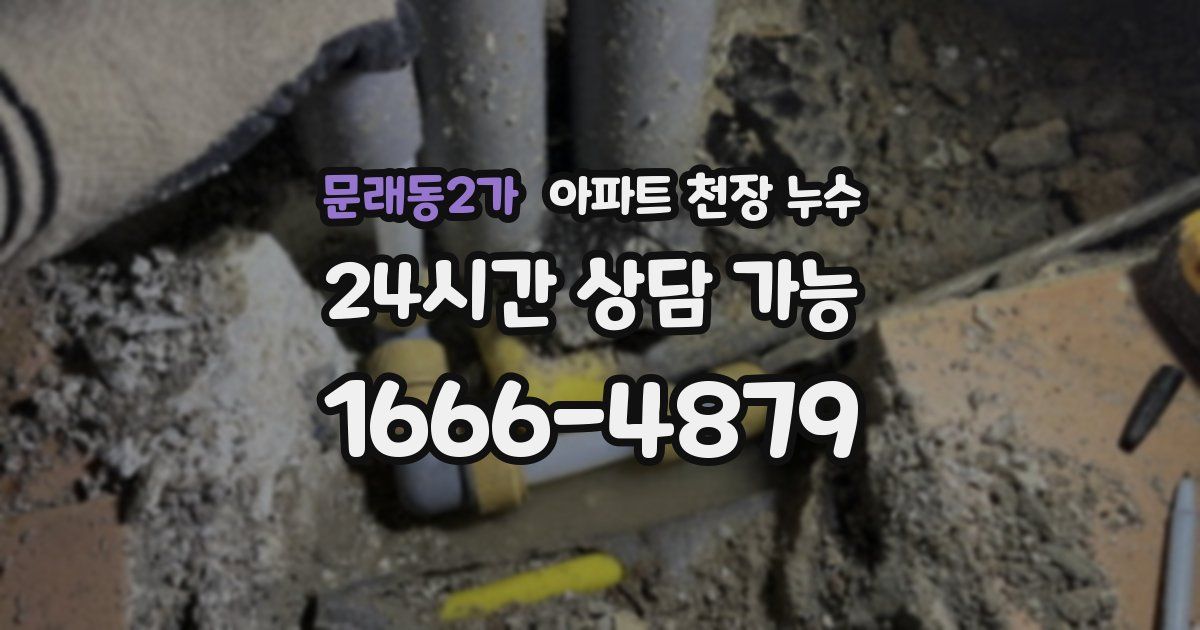 문래동2가 아파트 천장 누수
