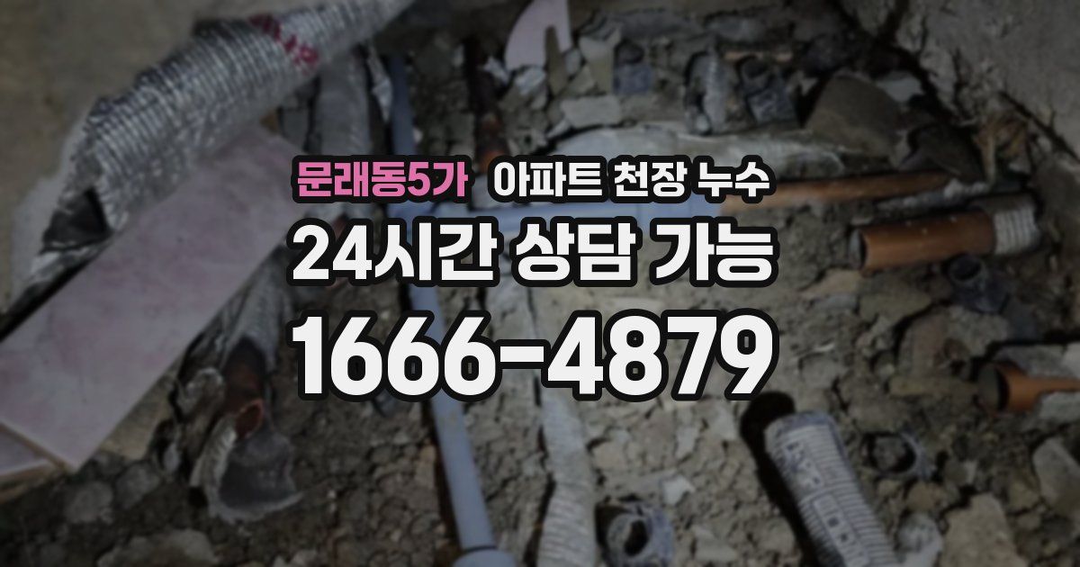 문래동5가 아파트 천장 누수