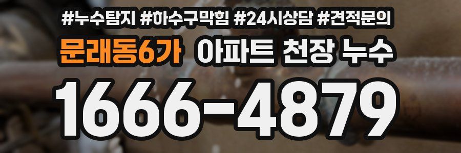 문래동6가 아파트 천장 누수